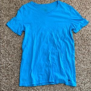 Blue American Eagle V-neck